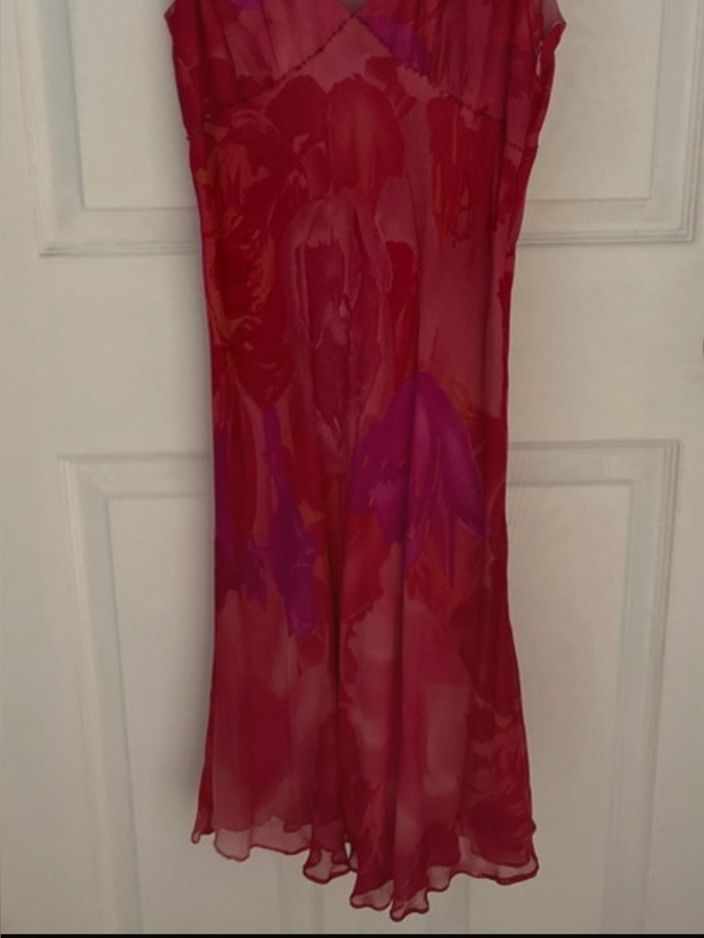 Muse 100% Silk Vintage Cocktail Dress - Picture 4 of 4